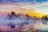 Misty Rideau Canal At Sunrise_26002